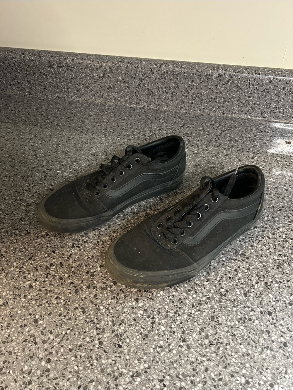 Vans Women's Black Low-Top Canvas Sneakers